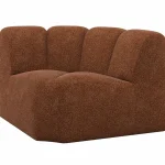 Hot WOOOD Mojo Hoekelement Wollig Roestbruin Ecru