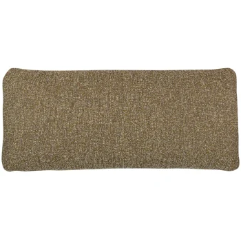 Hot WOOOD Mojo Kussen Bouclé Geel/bruin Melange