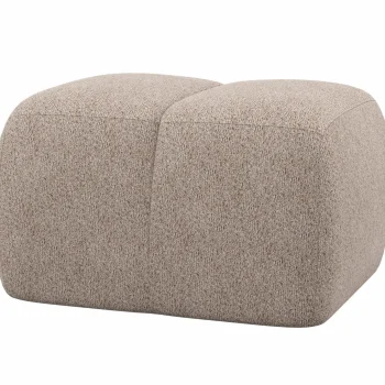 Discount WOOOD Mojo Poef Wollig Donkerzand