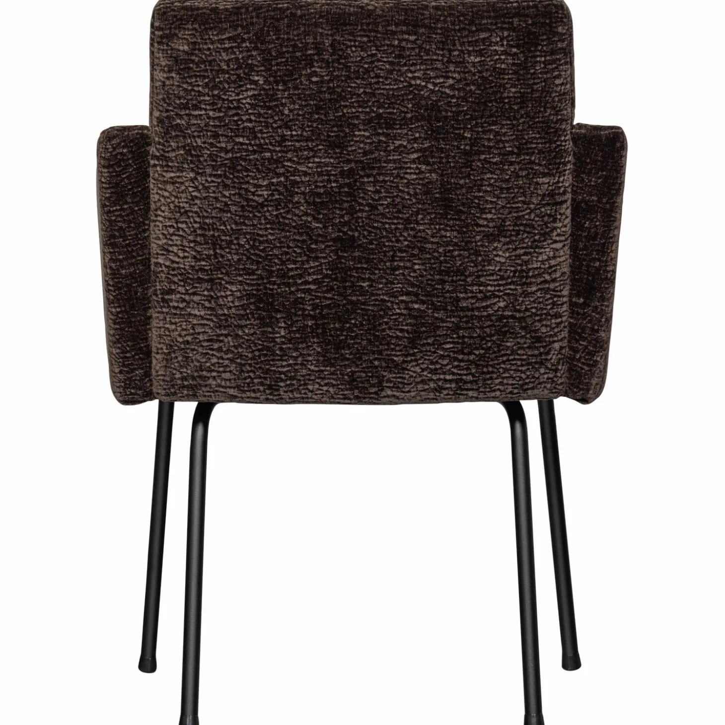 mount-eetkamerstoel-met-armleu-ifxOzwSH-5.webp Outlet WOOOD Mount Eetkamerstoel Met Armleuning 3D Chenille Donkerbruin
