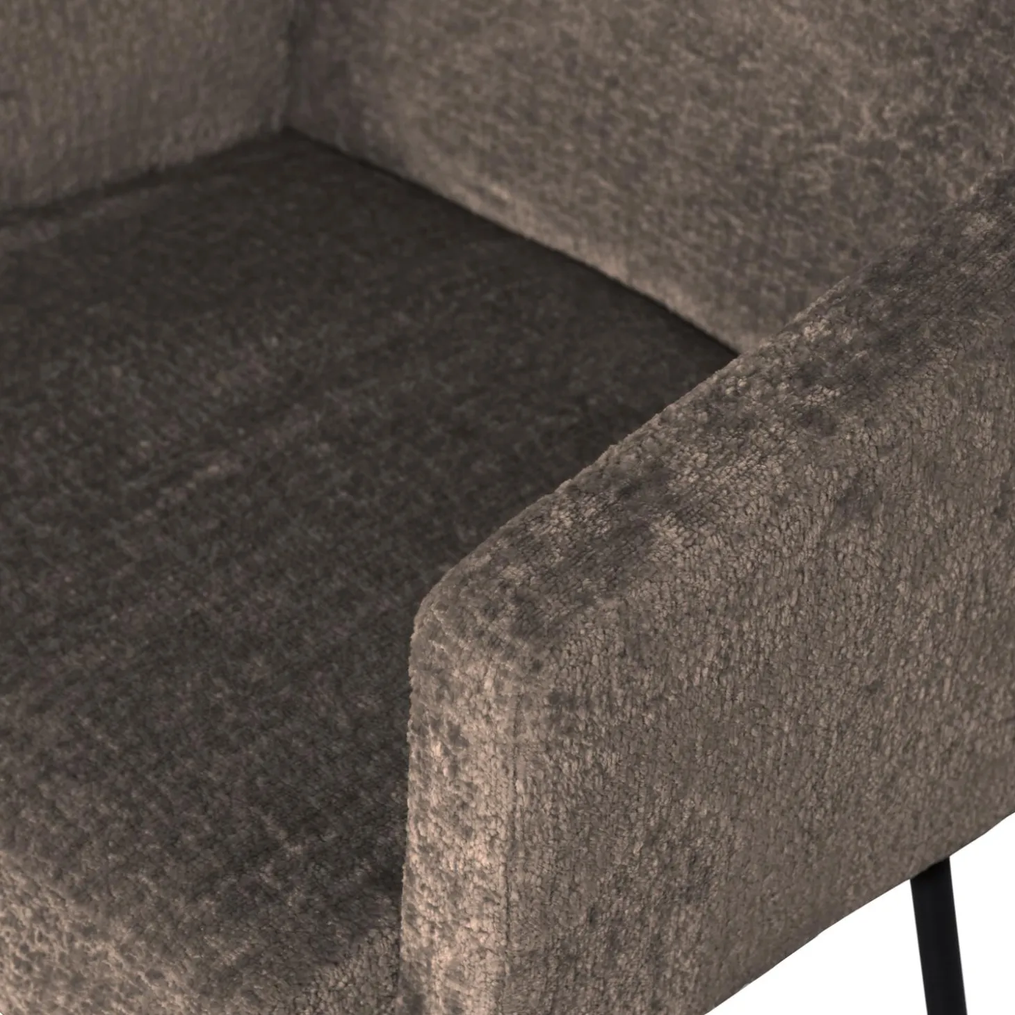 mount-eetkamerstoel-met-armleu-lGazBzbz-4.webp Online WOOOD Mount Eetkamerstoel Met Armleuning Grof Geweven Grijs/bruin