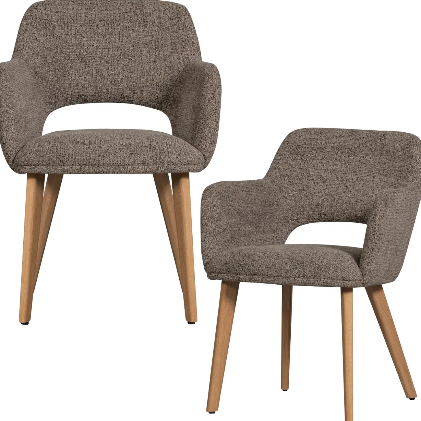 murat-eetkamerstoel-taupe-met-RbWakobg-5.webp Clearance WOOOD Murat Eetkamerstoel Met Houten Poot Naturel Taupe