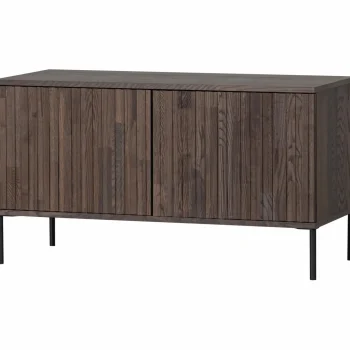 Clearance WOOOD New Gravure Tv Meubel 100 Cm Essen Fineer Espresso