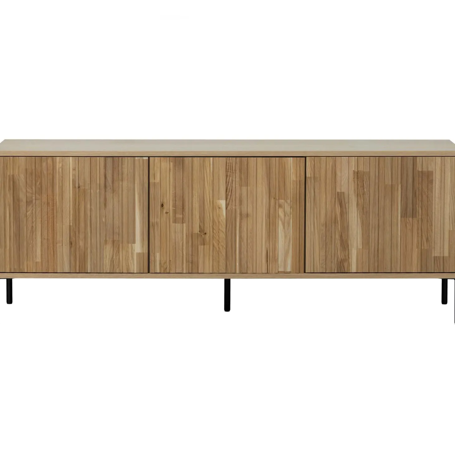 new-gravure-tv-meubel-150-cm-e-NeSTQIQz-1.webp Outlet WOOOD New Gravure Tv Meubel 150 Cm Eiken Blanke Lak Naturel