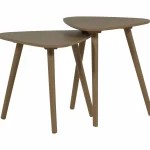 Discount WOOOD Nila Bijzettafels - Set Van 2 Mud