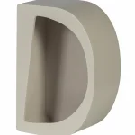 Hot WOOOD Noam Wanddeco Halfrond Hout Dust 15x35x24 Cm