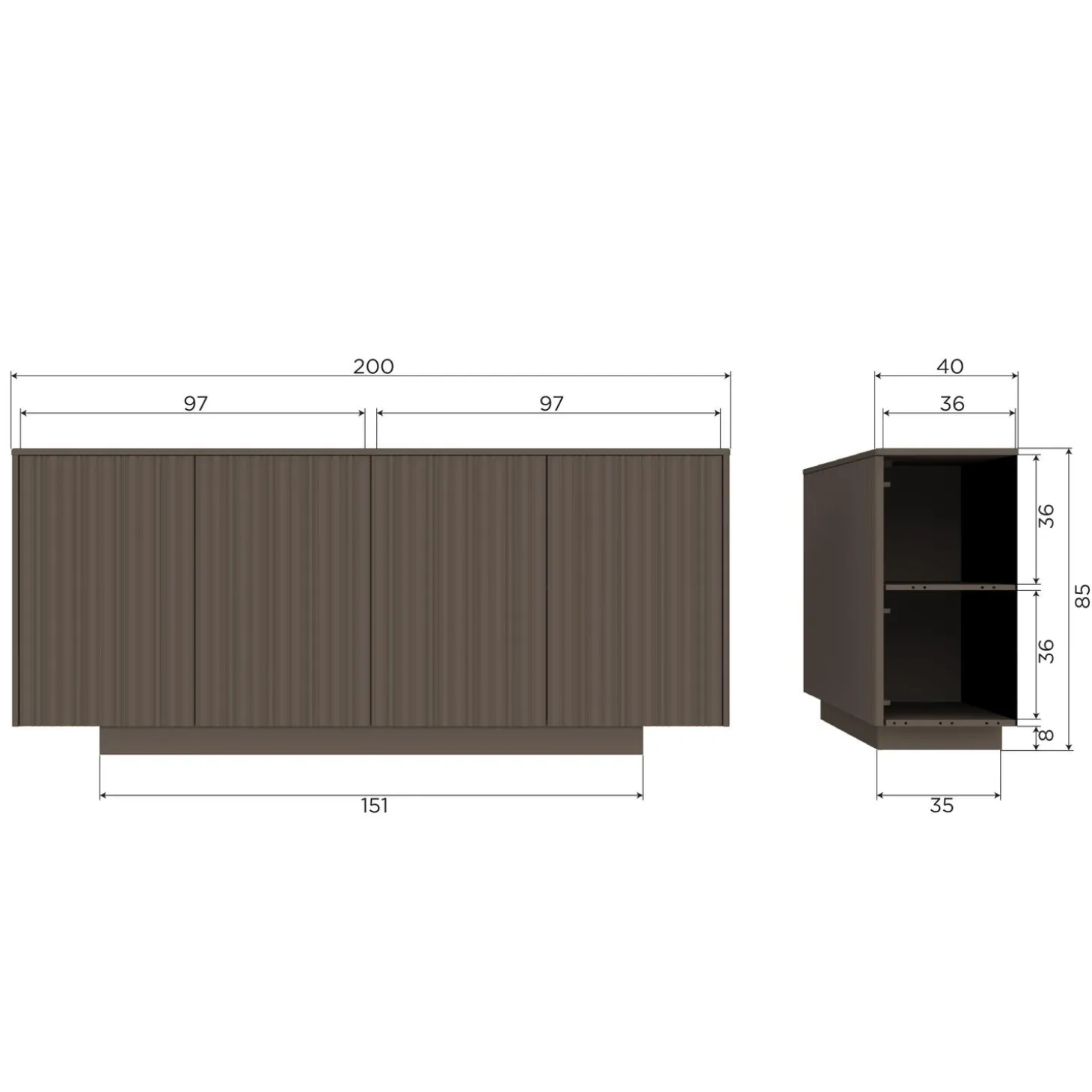 nova-dressoir-200-cm-grenen-tr-hUGexbVF-8.webp New WOOOD Nova Dressoir 200 Cm Grenen Truffel Bruin