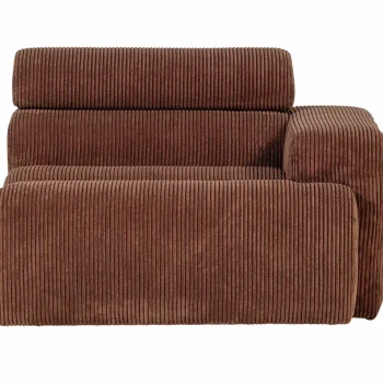 New WOOOD Novi 1-zits Element Arm Rechts Ribstof Terra