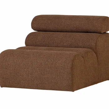 Best WOOOD Novi 1-zits Element Bouclé Mokkabruin