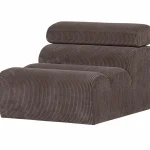 Hot WOOOD Novi 1-zits Element Ribstof Grijsbruin Grijs/bruin