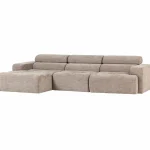 Outlet WOOOD Novi Chaise Longue Bank Links Naturel Melange