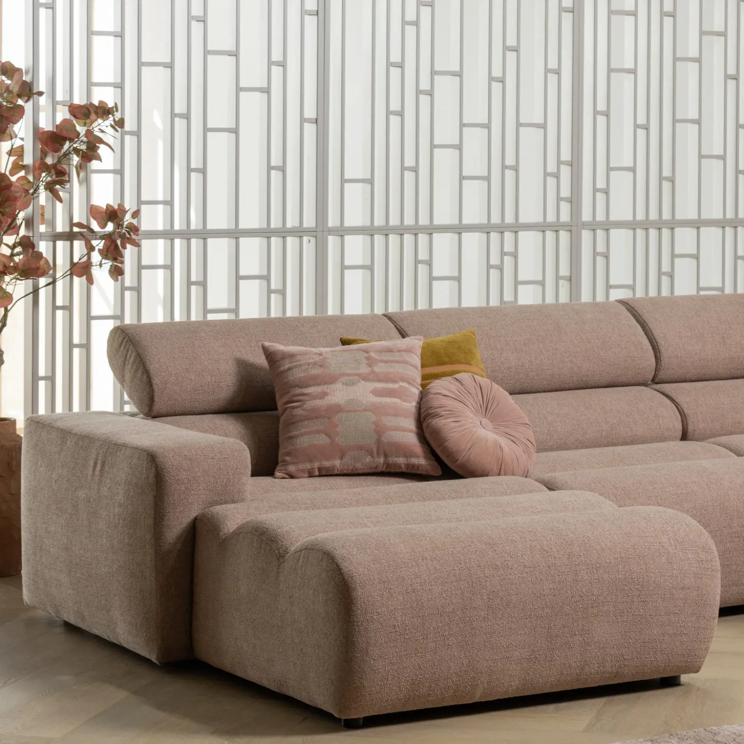 novi-chaise-longue-bank-links-SoshWMxJ-3.webp Outlet WOOOD Novi Chaise Longue Bank Links Bouclé Taupe