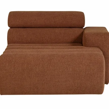 Outlet WOOOD Novi Chaise Longue Element Arm Rechts Bouclé Terra