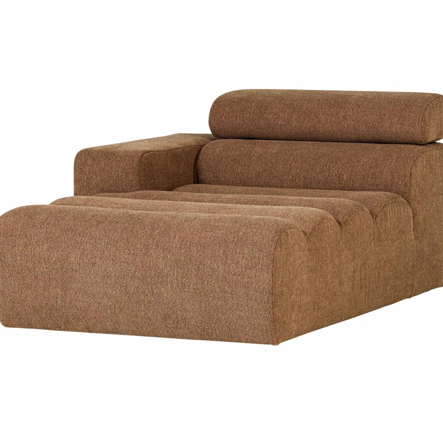 novi-chaise-longue-element-arm-dDPxJnPX-0.webp New WOOOD Novi Chaise Longue Element Arm Links Bouclé Bruin Karamel