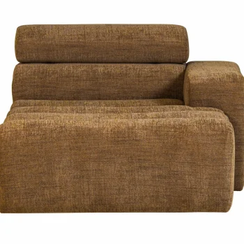 Discount WOOOD Novi Chaise Longue Element Arm Rechts Karamelbruin Melange Karamel Melange