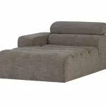 Discount WOOOD Novi Chaise Longue Element Arm Links Grijs Melange