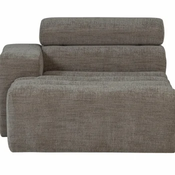 Discount WOOOD Novi Chaise Longue Element Arm Links Grijs Melange