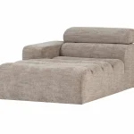 Fashion WOOOD Novi Chaise Longue Element Arm Links Naturel Melange