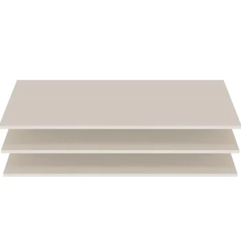 New WOOOD Olivia Legplankenset T.b.v. Kledingkast Grenen Dust