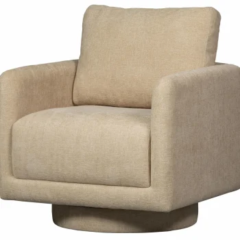 Hot WOOOD Oscar Draaifauteuil Naturel
