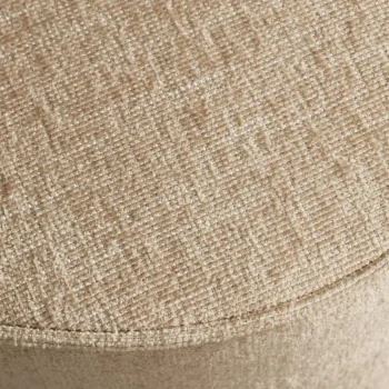 Best WOOOD Pearl Poef Naturel Melange