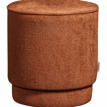 Outlet WOOOD Pearl Poef Roest Melange