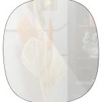 Hot WOOOD Philou Spiegel 60x55 Cm Zwart