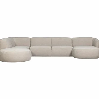 Sale WOOOD Polly Bank U-vorm Links Zand