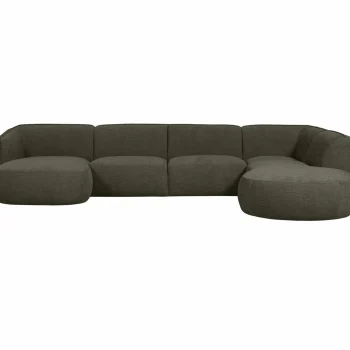 Discount WOOOD Polly Bank U-vorm Rechts Warm Groen