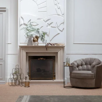 Best WOOOD Position Bijzettafel Metaal Antique Brass