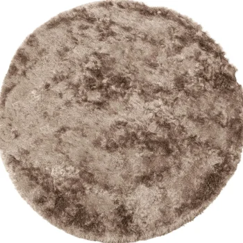 Hot WOOOD Praline Vloerkleed Nougat ø200 Cm