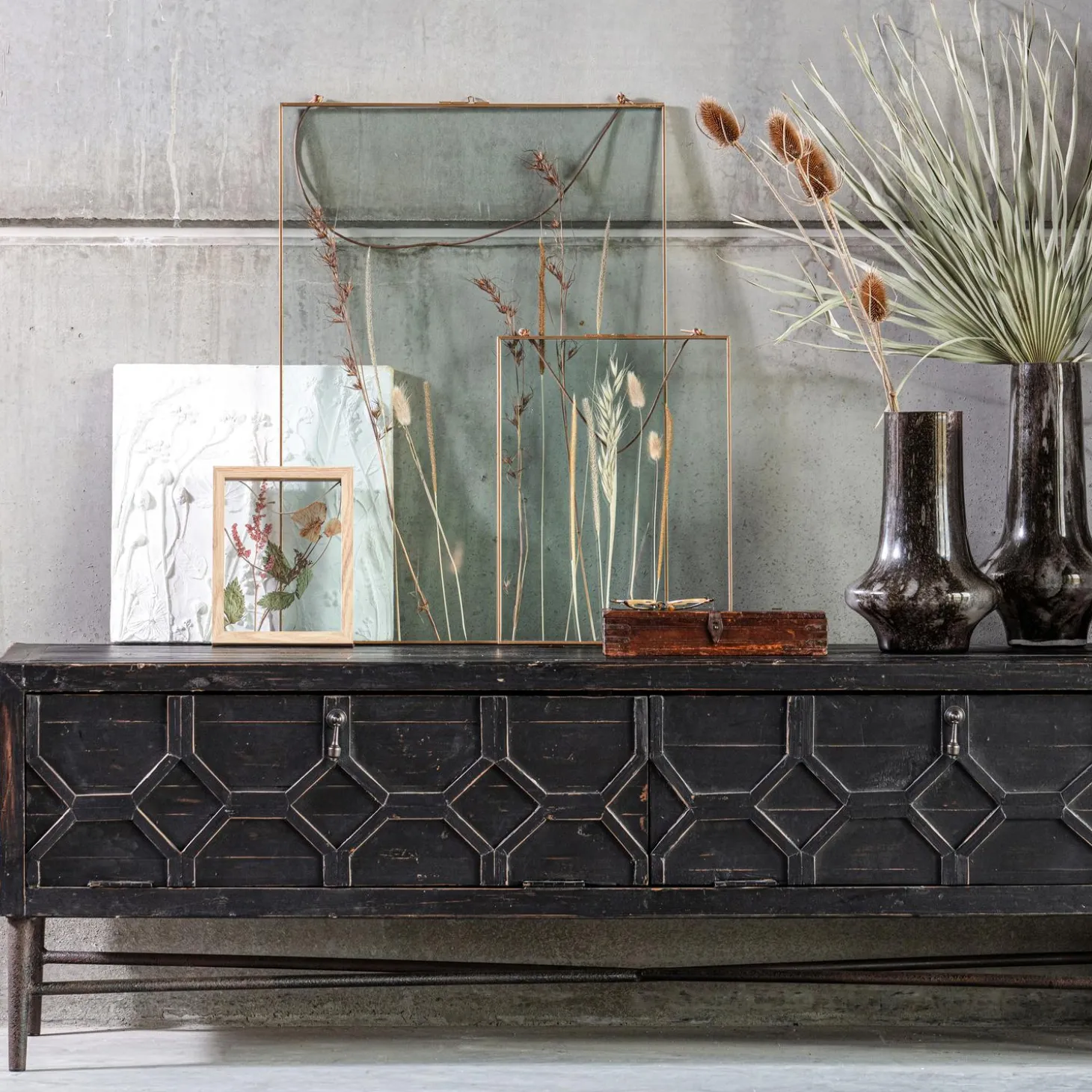 pressed-fotolijst-met-droogblo-Vtoiwynq-1.webp Clearance WOOOD Pressed Fotolijst Met Droogbloemen 70x50 Cm