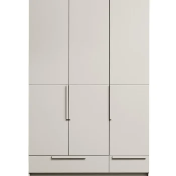 Outlet WOOOD Pure 3-deurs Hang/legkast - Splitdeur Grenen Dust