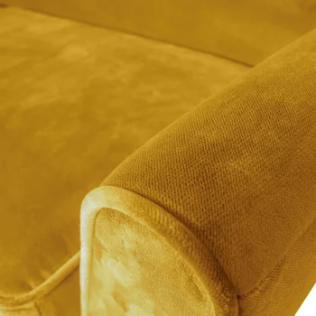 Best WOOOD Rocco Xl Bank 230 Cm Velvet Oker