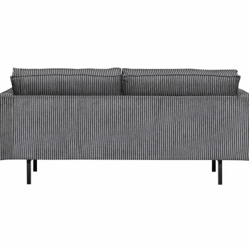 Best WOOOD Rodeo 2,5-zits Bank Streep Zwart/grijs