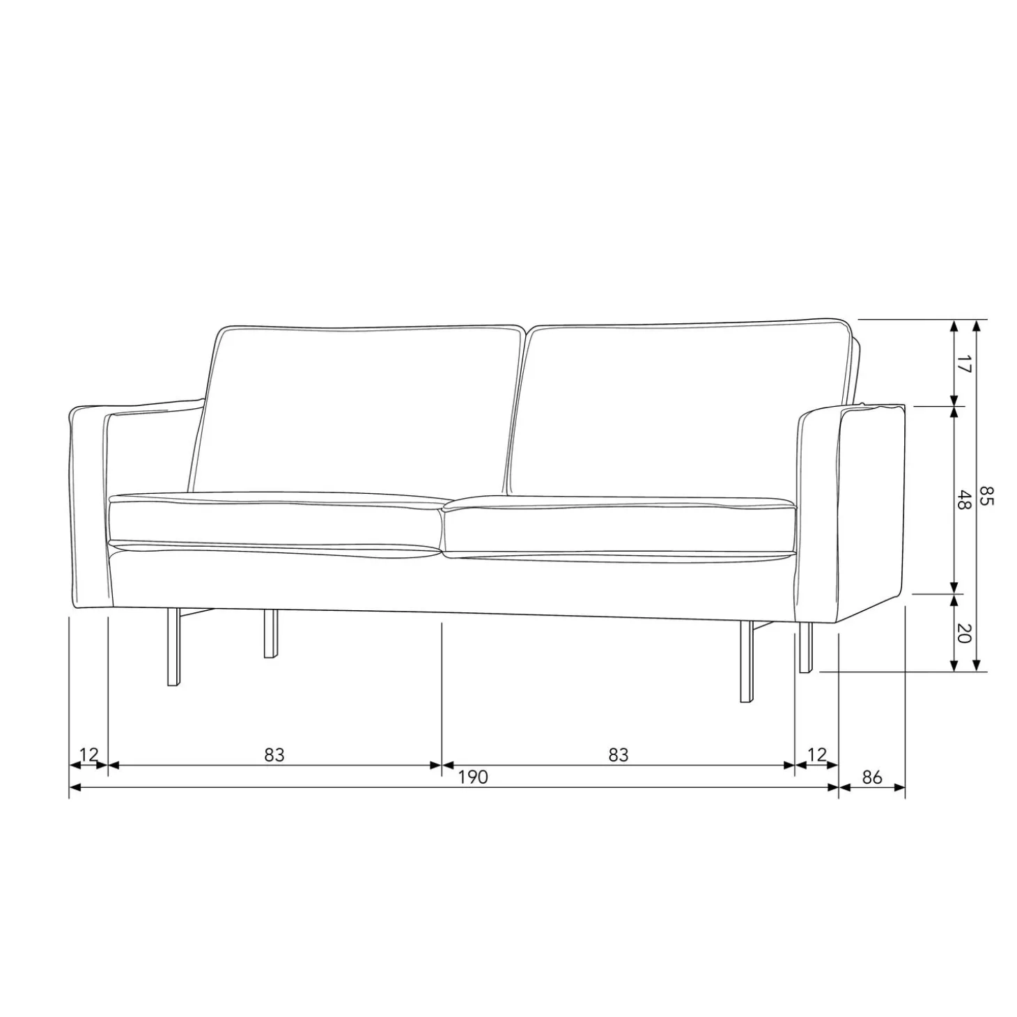 rodeo-25-zits-bank-velvet-antr-dTPKsdpv-2.webp Clearance WOOOD Rodeo 2,5-zits Bank Velvet Antraciet