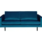 Outlet WOOOD Rodeo 2,5-zits Bank Velvet Blauw