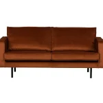 Clearance WOOOD Rodeo 2,5-zits Bank Velvet Roest