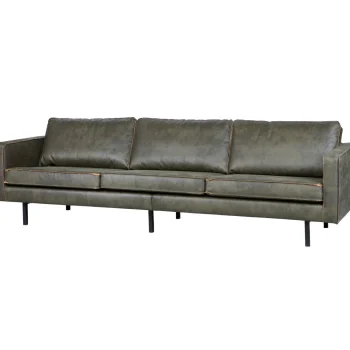 Fashion WOOOD Rodeo 3-zits Bank Ecoleer Army