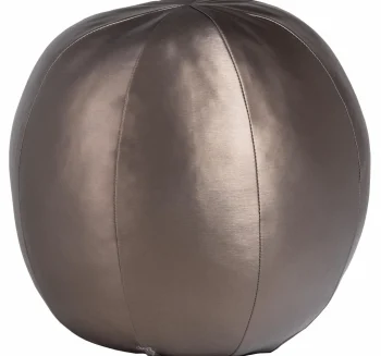 Discount WOOOD Rodeo Bal Kussen Groot Metallic Koper Bruin