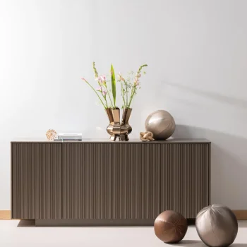 Clearance WOOOD Rodeo Bal Kussen Klein Metallic Warm Bruin