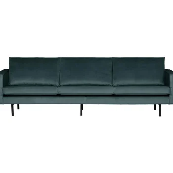 Sale WOOOD Rodeo Bank 3-zits Velvet Groenblauw