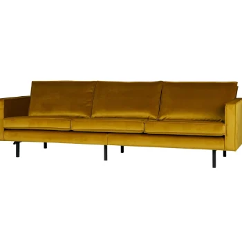 Online WOOOD Rodeo Bank 3-zits Velvet Oker