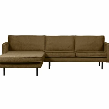 Discount WOOOD Rodeo Chaise Longue Links Structure Velvet Brass