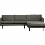 Discount WOOOD Rodeo Chaise Longue Rechts Structure Velvet Frost
