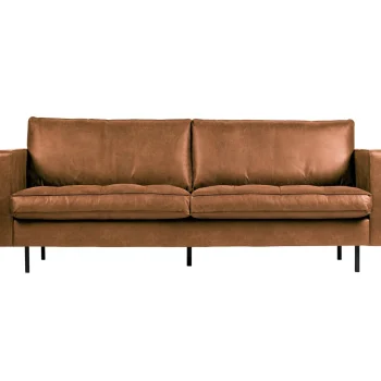 Discount WOOOD Rodeo Classic 2,5-zits Bank Ecoleer Cognac