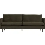 New WOOOD Rodeo Classic 2,5-zits Bank Velvet Donkergroen