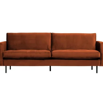 Clearance WOOOD Rodeo Classic 2,5-zits Bank Velvet Roest