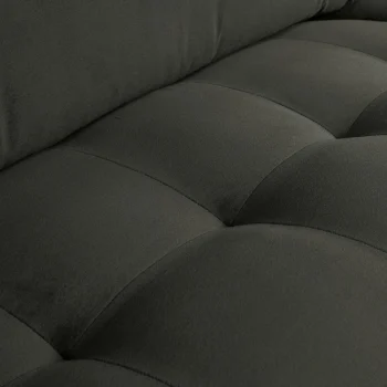 Outlet WOOOD Rodeo Classic 2,5-zits Bank Velvet Antraciet