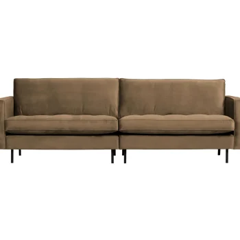 New WOOOD Rodeo Classic 3-zits Bank Velvet Taupe